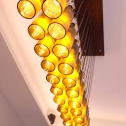 Wine Bottle Light Fixture Chandelier Lighting - Hanging Lights For Home Hotels Bars Restaurant - thumbnail 2