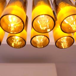 Wine Bottle Light Fixture Chandelier Lighting - Hanging Lights For Home Hotels Bars Restaurant - thumbnail 3