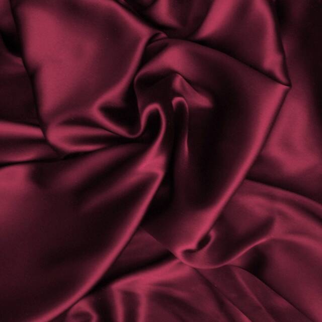 Merlot Charmeuse Satin Pillowcase - Handmade in Usa, Silky Hair & Skin