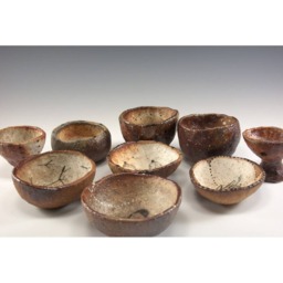 Hand Pinched Wood Fired Bowl By Jenny Mendes - Pippi's Tails - thumbnail 3