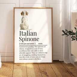 Italian Spinone Definition Print, Wall Print For Owner, Dog Owner Gift - thumbnail 3