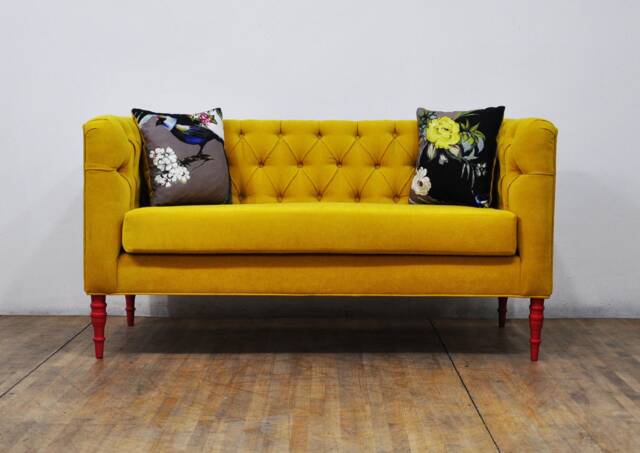 "Loveseat - Yellow Love ""2.5 Seater Sofa" - image 1