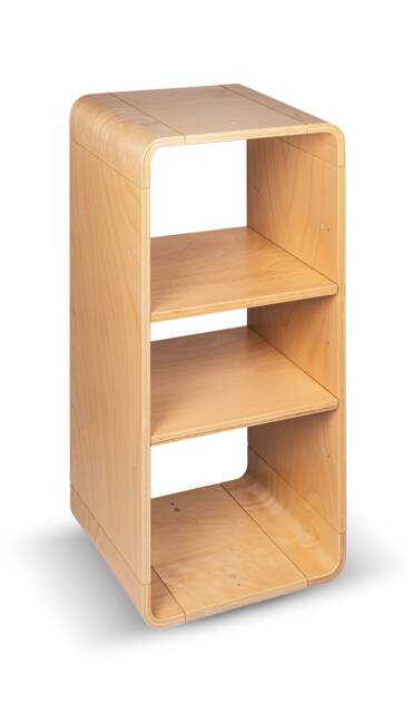 Wooden Bedside Table Nightstand Cabinet Shelf Bookshelf Sideboard 80x40x30 cm Scleica Modular System Japandi Mid Century Free Shipping - image 1