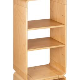 Wooden Bedside Table Nightstand Cabinet Shelf Bookshelf Sideboard 80x40x30 cm Scleica Modular System Japandi Mid Century Free Shipping - thumbnail 3