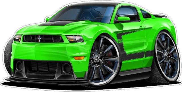 2012 Ford Mustang Boss 302 Vinyl Decal Officially Licensed Wall Art - image 1