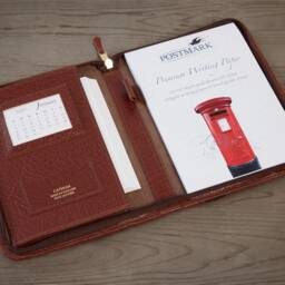 Leather A5 Writing Case Traditional Correspondence Set, Made in England - thumbnail 3