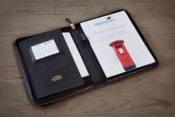 Leather A5 Writing Case Traditional Correspondence Set, Made in England