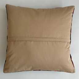Kilim Cushion Cover, Handmade Multicolour Turkish Cushion, Pillow, Decorative Throw Navajo 24''x24''/59x59 cm - thumbnail 4