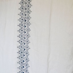 Made To Measure Linen Curtain, Moroccan Embroidery Curtain Panels, Light Filtering Curtains, Window Drape Embroidered Curtains - thumbnail 3