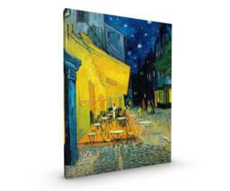 Cafe Terrace At Night Van Gogh Canvas Or Poster Print Glossy in Various Sizes - thumbnail 1