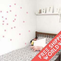 Stars Wall Decals Decor Stickers Nursery Baby Girl Boy Sky Pattern Modern & Scandinavian - thumbnail 4