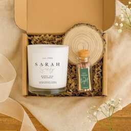 Personalised 60Th Birthday Aromatherapy Candle Gift - Natural Soy Wax Wellbeing & Relaxation Milestone Thoughtful Sixty