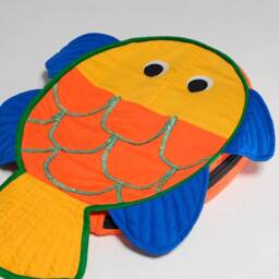 Handcrafted Children's Musical Kit - Wooden Fish Whistle, Bell & Shaker - thumbnail 4