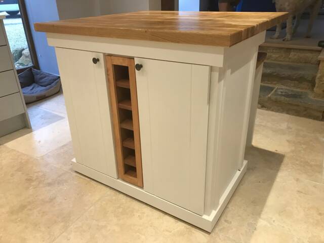 The Ryedale Oak Top Bespoke Custom Made To Order Kitchen Island Deposit Option Available - image 1