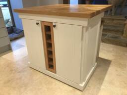 The Ryedale Oak Top Bespoke Custom Made To Order Kitchen Island Deposit Option Available