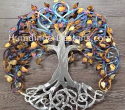 Stainless Steel Infinity Tree Of Life Wall Art - 36 - thumbnail 1