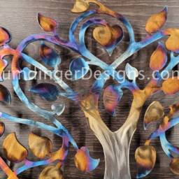 Stainless Steel Infinity Tree Of Life Wall Art - 36 - thumbnail 3