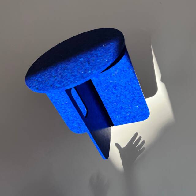 Recycled Plastic Stool/Coffee Table/Bedside Stand - Custom Colours & Handmade To Order in Europe - image 1