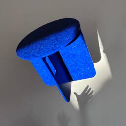 Recycled Plastic Stool/Coffee Table/Bedside Stand - Custom Colours & Handmade To Order in Europe - thumbnail 1