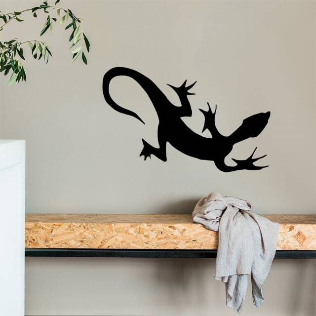 Lizard Vinyl Wall Art, Decal, Sticker, Transfer, Mural, Removable, Decor, Rent Friendly, Interior, Exterior, Full - 0593 - image 1