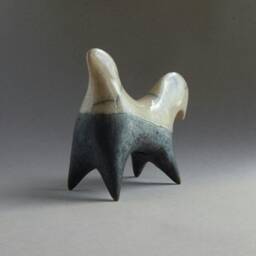 Ceramic Figurine - Horse, White Housewarming Gift, Raku Pottery, Gift For Her, Art, Home Decor, The Mantelpiece, Animals, Birthday - thumbnail 3