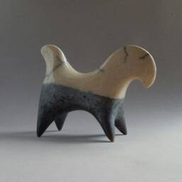 Ceramic Figurine - Horse, White Housewarming Gift, Raku Pottery, Gift For Her, Art, Home Decor, The Mantelpiece, Animals, Birthday - thumbnail 2