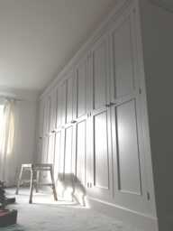 Wardrobe - 8 Door Full Hanging Edwardian Style