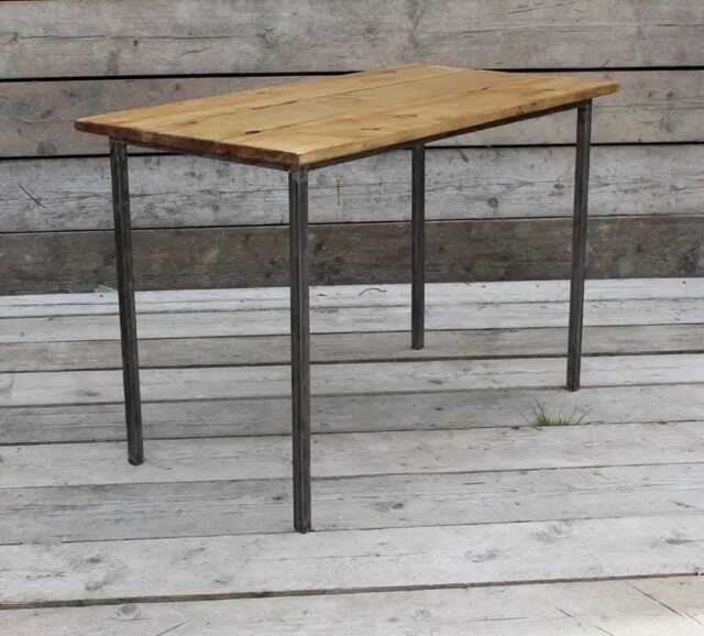 For??t School Table Underframe Old Steel Cast Iron Vintage Raw Frame Bench Dining Desk Legs - image 1
