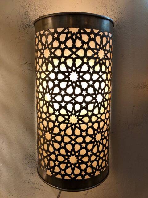 Moroccan Brass Wall Sconces Islamic Handmade Lights - image 1