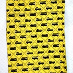 Handmade Fire Engine Pillow Case, Yellow Cotton Bedding - thumbnail 4