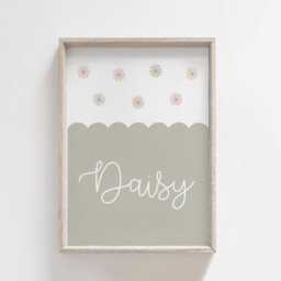 Girls Room Prints, Set Of 6, Gallery Wall Art, Neutral Bedroom, Nursery Decor, Sage Green - thumbnail 2