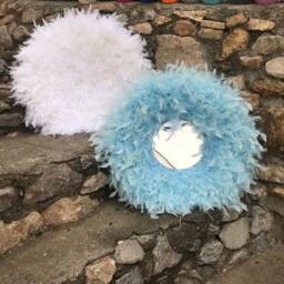 Juju Hat Wall Decor Mirror, Mirror Decor, Wall Hats Feathers Jujuhat Feathers - Juju Mirror - thumbnail 3