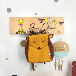 Wardrobe Children's Room With Name Individually Hand-Painted Personalized - thumbnail 3