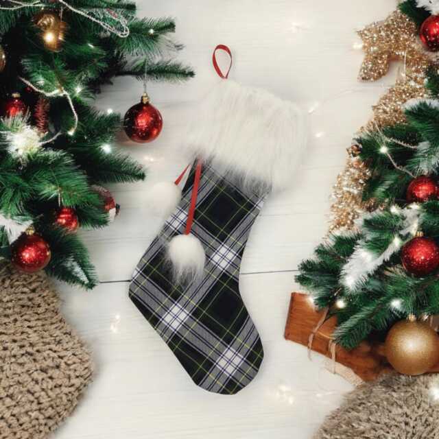 Gordon Dress Tartan Christmas Stocking - image 1