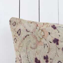 12x24 Vintage Turkish Kilim Lumbar Pillow Cover Bohemian Cushion - thumbnail 3