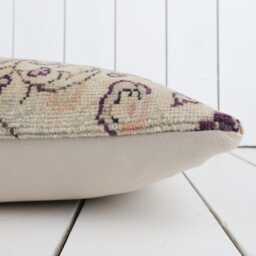 12x24 Vintage Turkish Kilim Lumbar Pillow Cover Bohemian Cushion - thumbnail 4