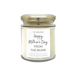 Happy Mother's Day From The Bump, First Gift Candle For Mum, Pregnancy Gift, Scented Candle - thumbnail 2