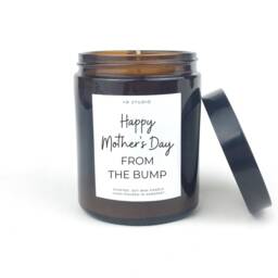 Happy Mother's Day From The Bump, First Gift Candle For Mum, Pregnancy Gift, Scented Candle - thumbnail 3