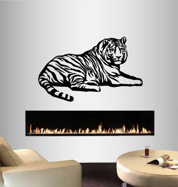 In-Style Decals Wall Vinyl Decal Home Decor Art Sticker Lying Tiger Wild Animal Removable Mural Design For Any Room 129 - image 1