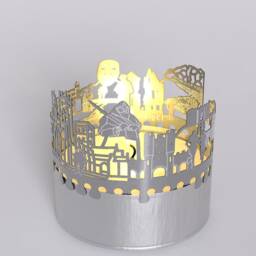 York Skyline Shadow Play - Beautiful Candle Attachment With Iconic Silhouettes, Perfect Souvenir For Fans Of York - thumbnail 4