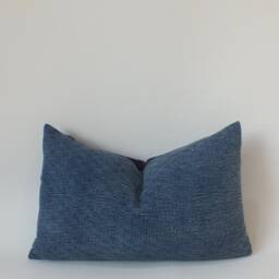 Indigo Block Print Hmong Blue Pillow Cover Handmade Ethnic Cushions Throw Pillow Decorative, Lumbar Cushion, Scatter Cushions, Ethnic Fabrics - thumbnail 2