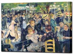 Dance At Moulin De La Galette By Renoir Print, Canvas Print Paintings Home Decor Wall Art Ready To Hang - thumbnail 1