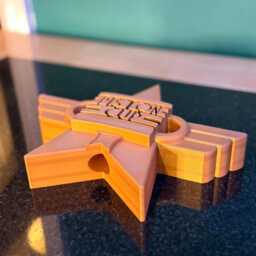 Piston Trophy Christmas Tree Topper Star - thumbnail 3