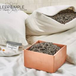 Buckwheat Pillow Adjustable Fill Gots Cotton Cover Firm Support Usa Made - thumbnail 2