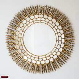 Large Gold Sunburst Mirror 30 - thumbnail 2
