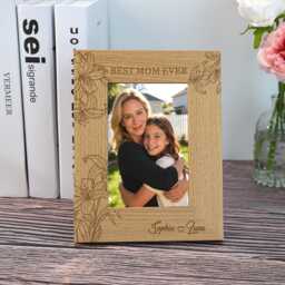Custom Wooden Photo Frame For Mom Gift Engraved Picture Personalized Birthday Gifts For Nana Mimi Grandma - thumbnail 1