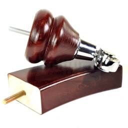 Solid Wood Furniture Feet 2 With Chrome Castors Curved Back Legs 140mm High For Sofas Chairs Stools Cabinets & Beds M8