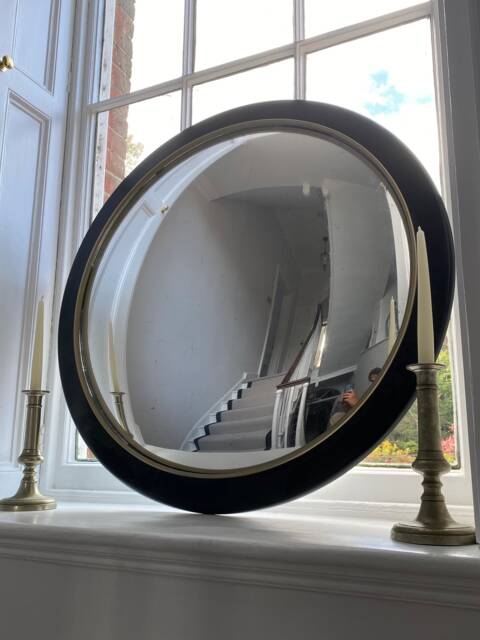 stilo Nero 92 cm Convex Mirror - image 1