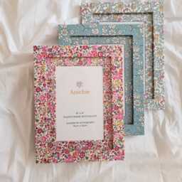 Liberty Tana Lawn Fabric Photo Frame - Handmade Custom Gift Keepsake Unique For Her, Mum, Baby Or Teacher - thumbnail 2