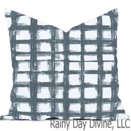 Pillows Custom Cover - Frost Wine Lavendar Purple Gray Charcoal Accent Throw 16x16, 18x18 Modern - thumbnail 4